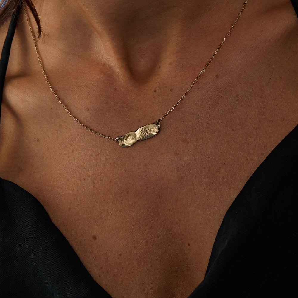 Impression™ Bar Necklace | Yellow Gold