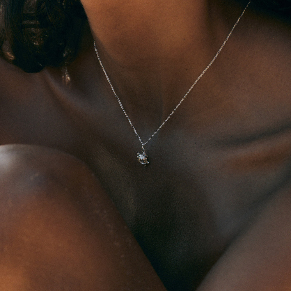 Turtle Pendant | Silver
