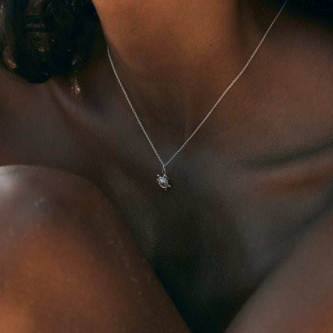 Turtle Pendant | Silver