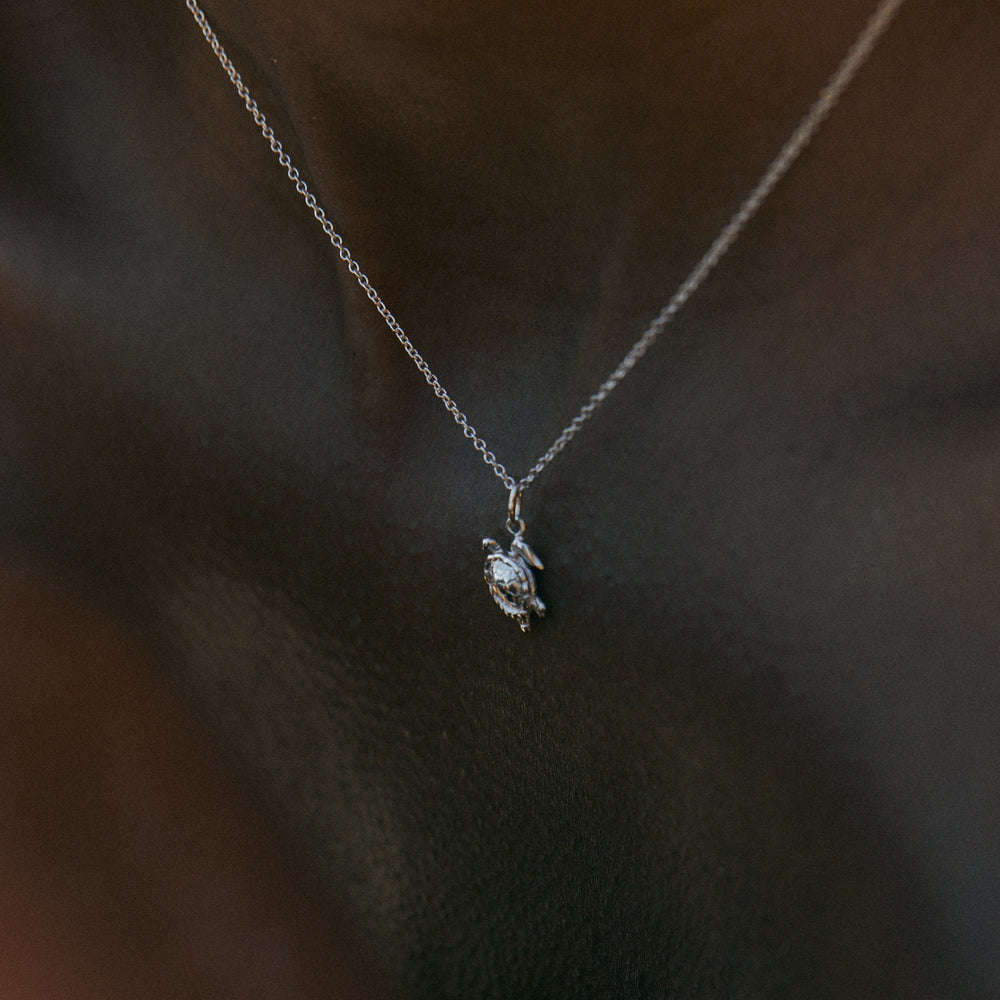 Turtle Pendant | Silver