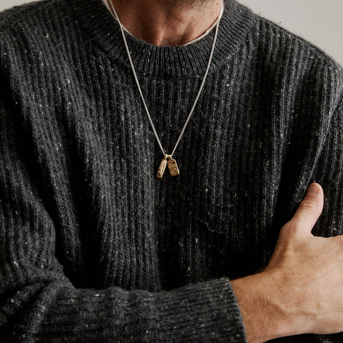 Curb Chain Necklace | Silver