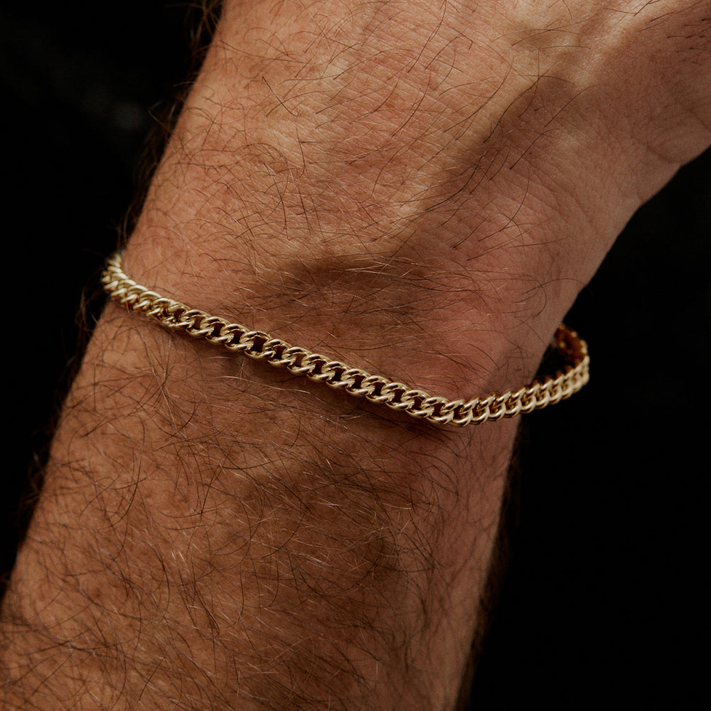 Curb Chain Bracelet | Yellow Gold