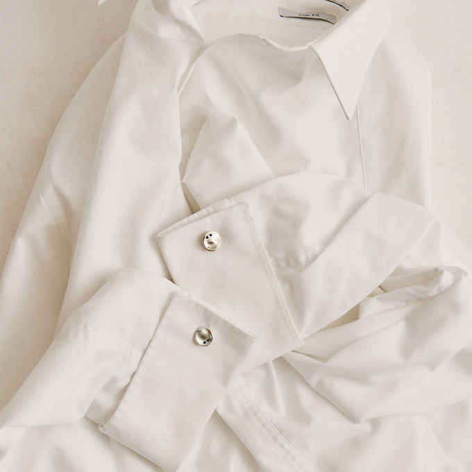 Signature Stone Cufflinks | Silver