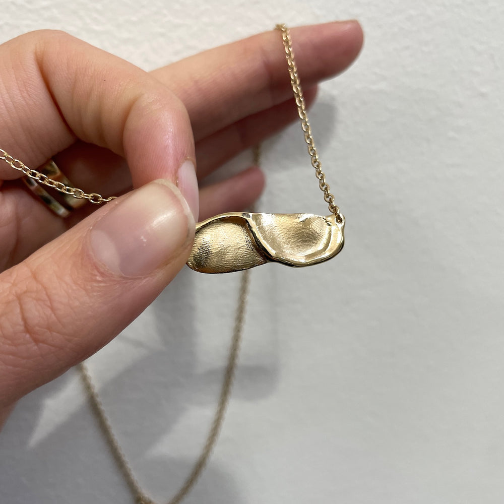 Impression™ Bar Necklace | Yellow Gold