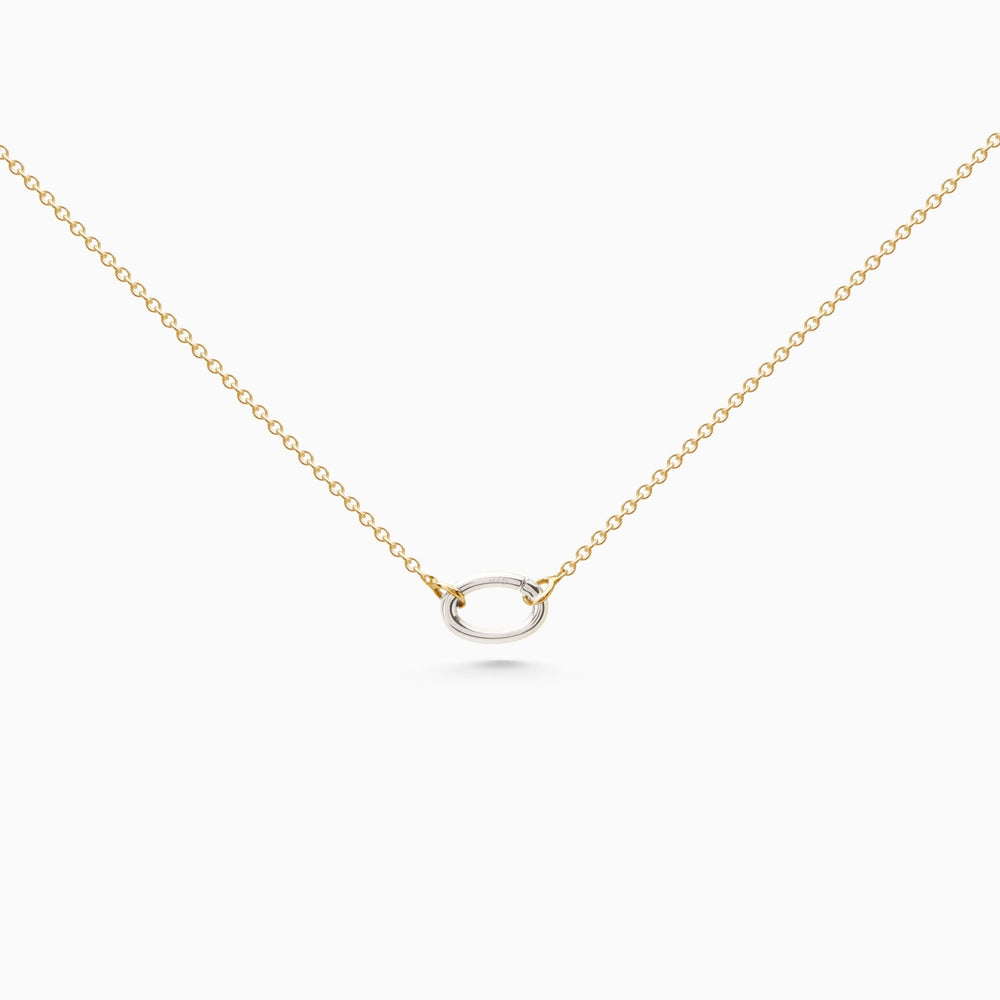 Delicate Hinge Link Necklace | Gold