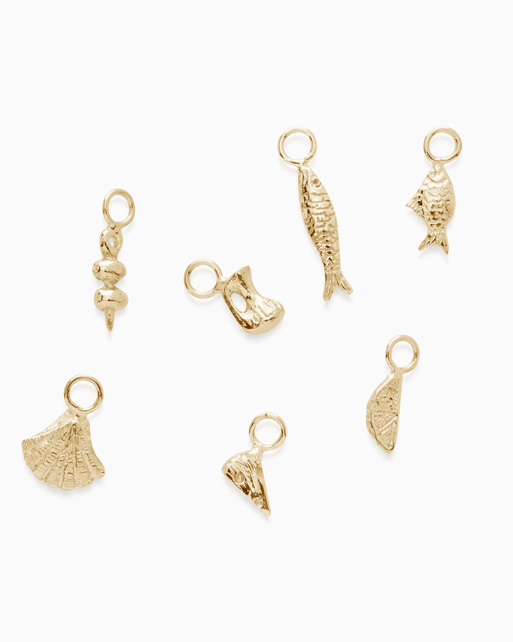 Cheese Earring | Gold