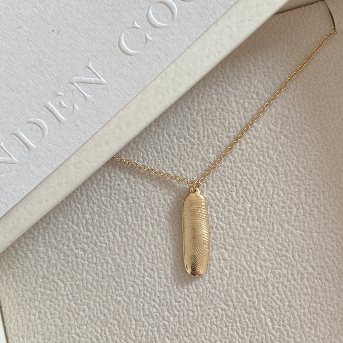 Impression™ Bar Necklace | Yellow Gold