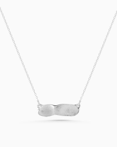 Impression Bar Necklace | Silver