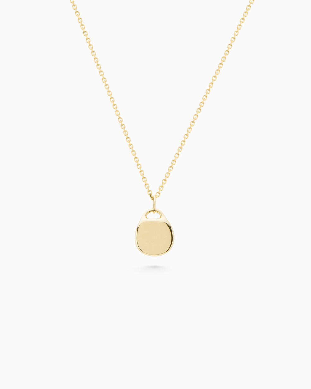 Round Pendant | Solid Gold