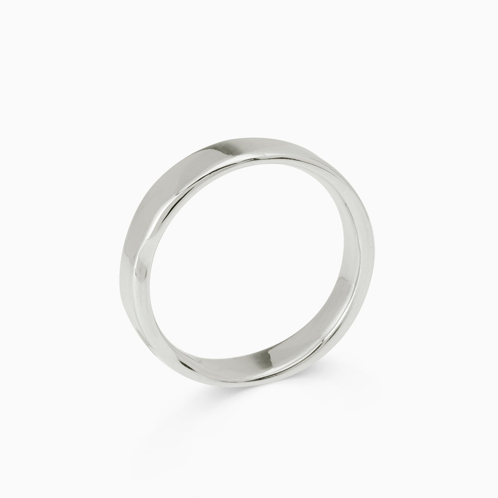 Signature Band Ring | Silver