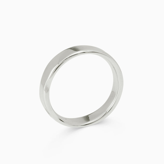 Signature Band Ring | Silver