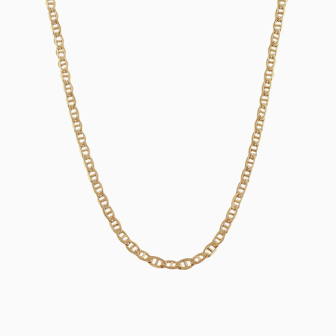 Flat Marine Chain | Gold