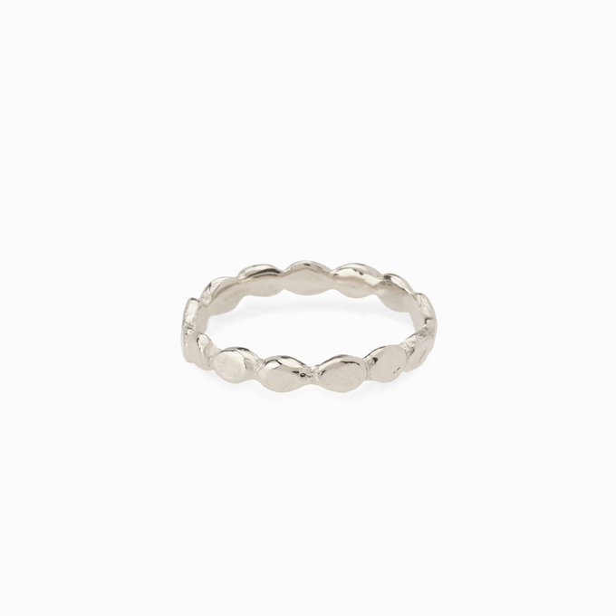 Pebble Stack Ring | Silver