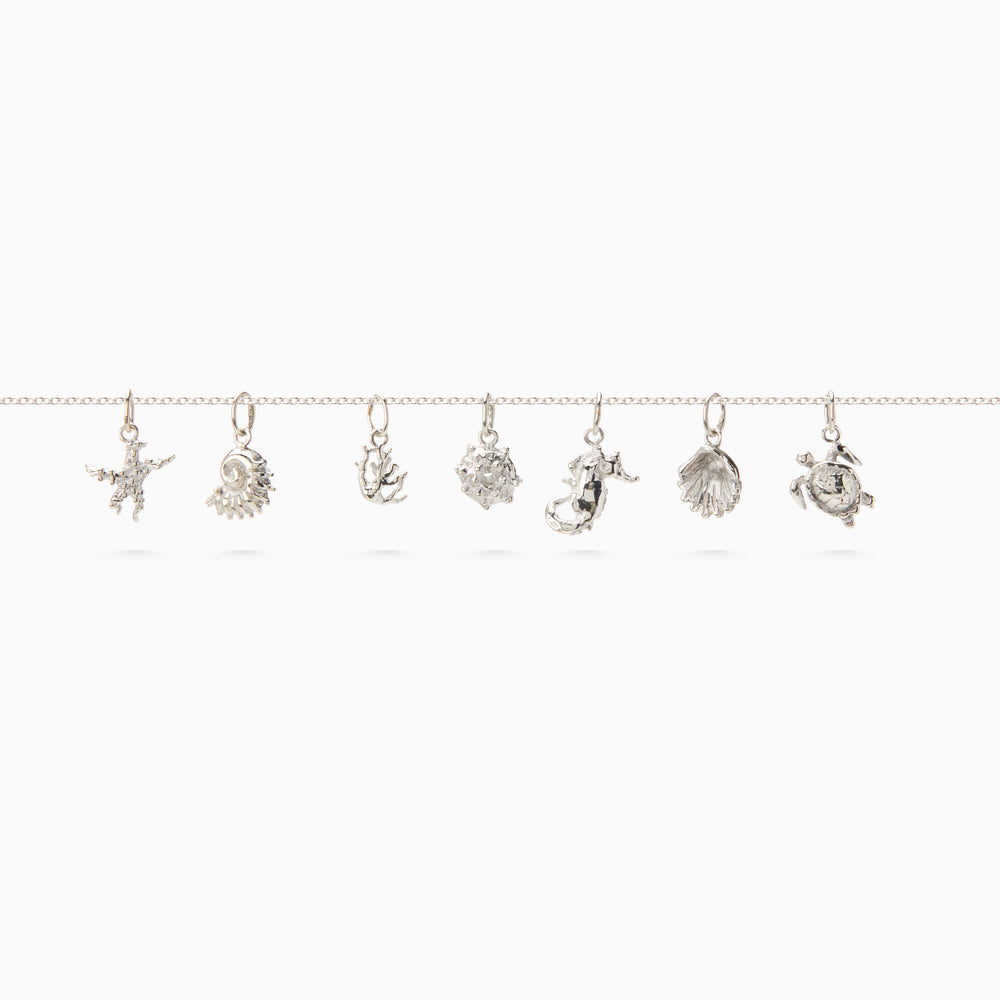 Turtle Pendant | Silver