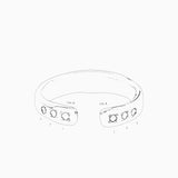 Open Stone Ring 1.0 | Solid White Gold