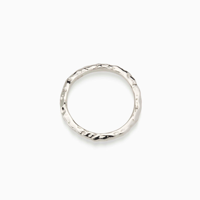 Hammered Ring | Silver