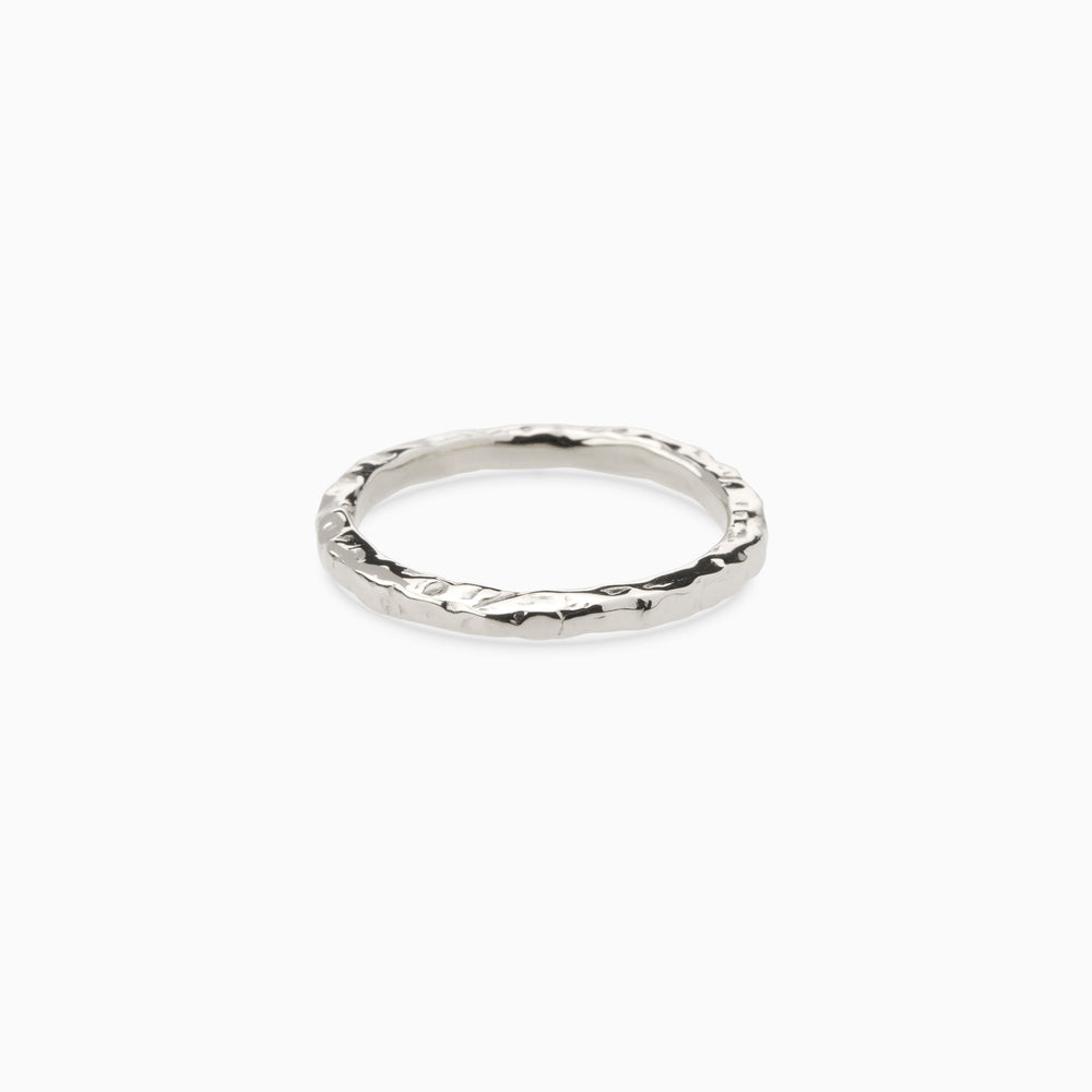 Hammered Ring | Silver