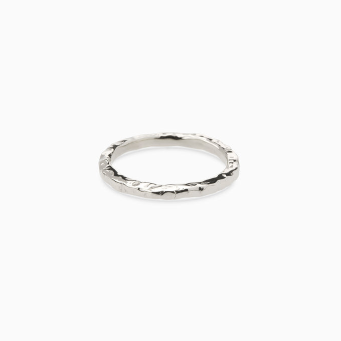 Hammered Ring | Silver