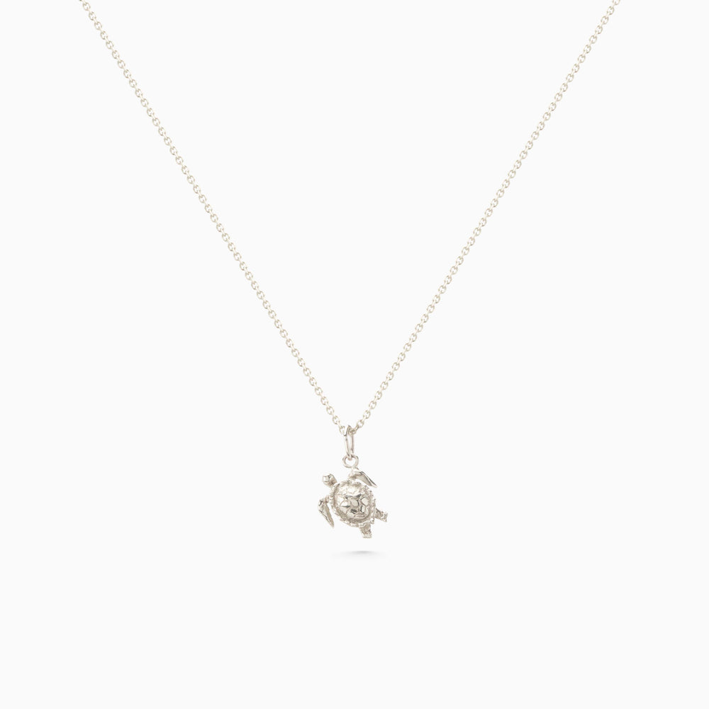 Turtle Pendant | Silver