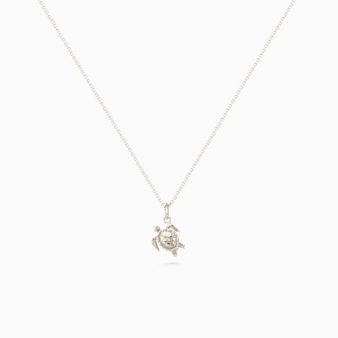 Turtle Pendant | Silver