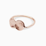 Double Impression Ring | Rose Gold