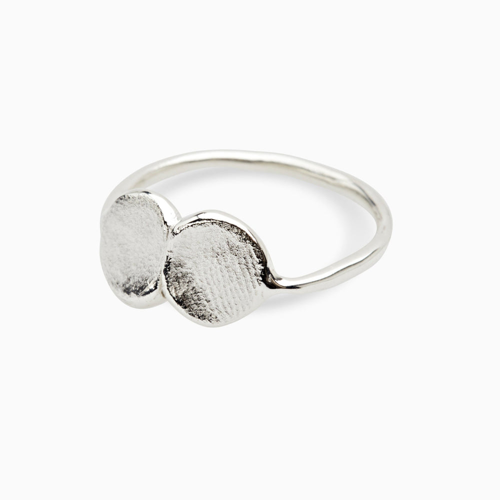 Double Impression™ Ring | Silver