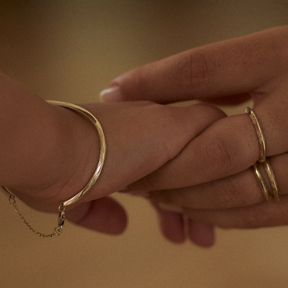 Birthflower Ring | Solid Gold