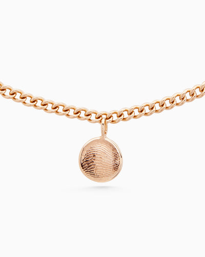 Impression Charm Bracelet | Rose Gold