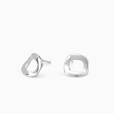 Curve Earrings Mini | Silver