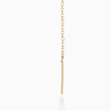 Threaded Resin Weave Necklace | Solid Gold