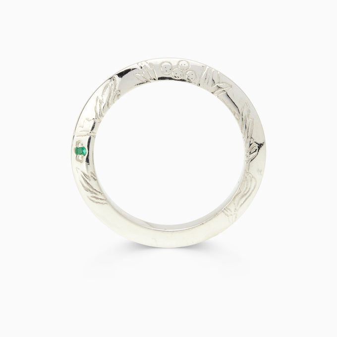 Birthflower Ring | Silver