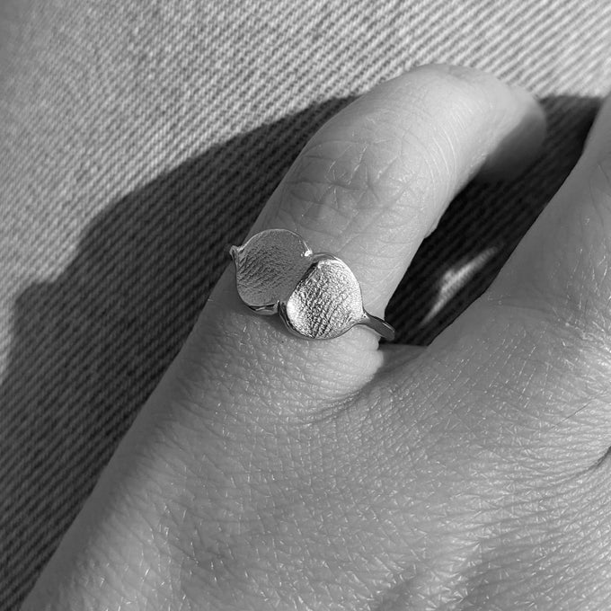 Double Impression™ Ring | Silver