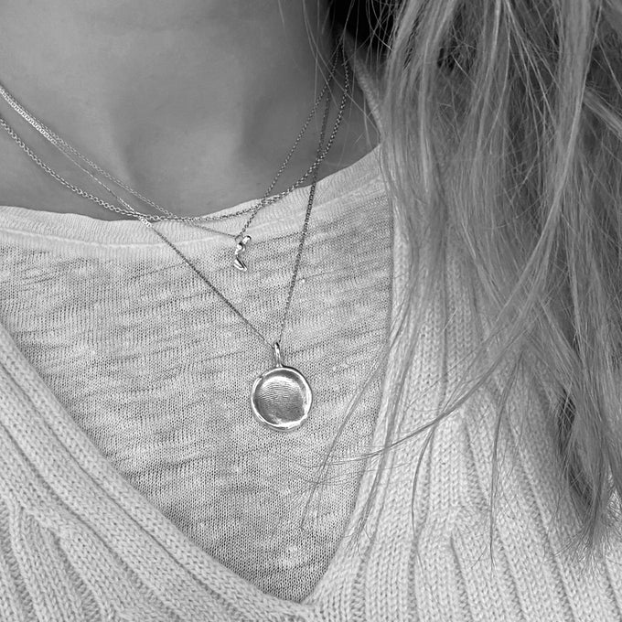 Impression™ Necklace | White Gold