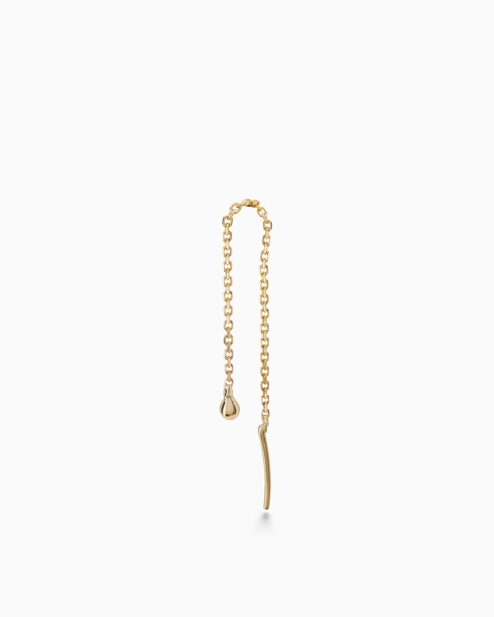 Weave Chain Earring | Solid Gold