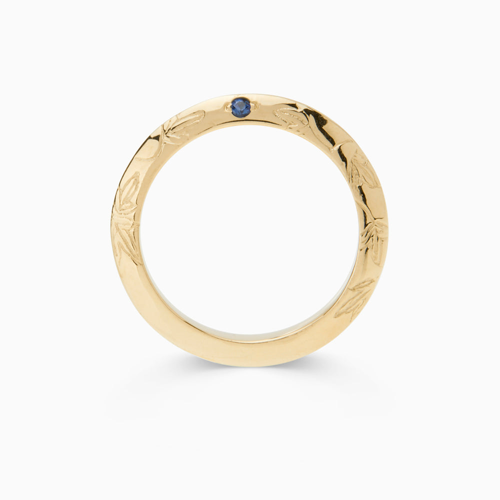 Birthflower Ring | Solid Gold