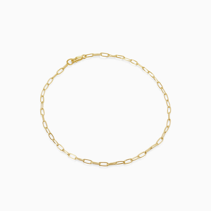 Long Link Necklace | Gold