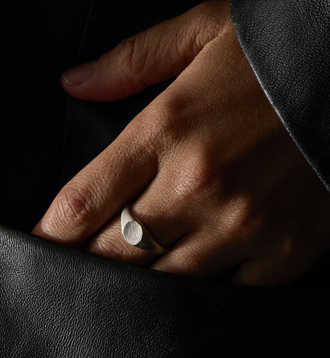 Impression™ Petite Signet Ring | Silver