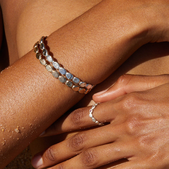Ripple Cuff |Yellow Gold