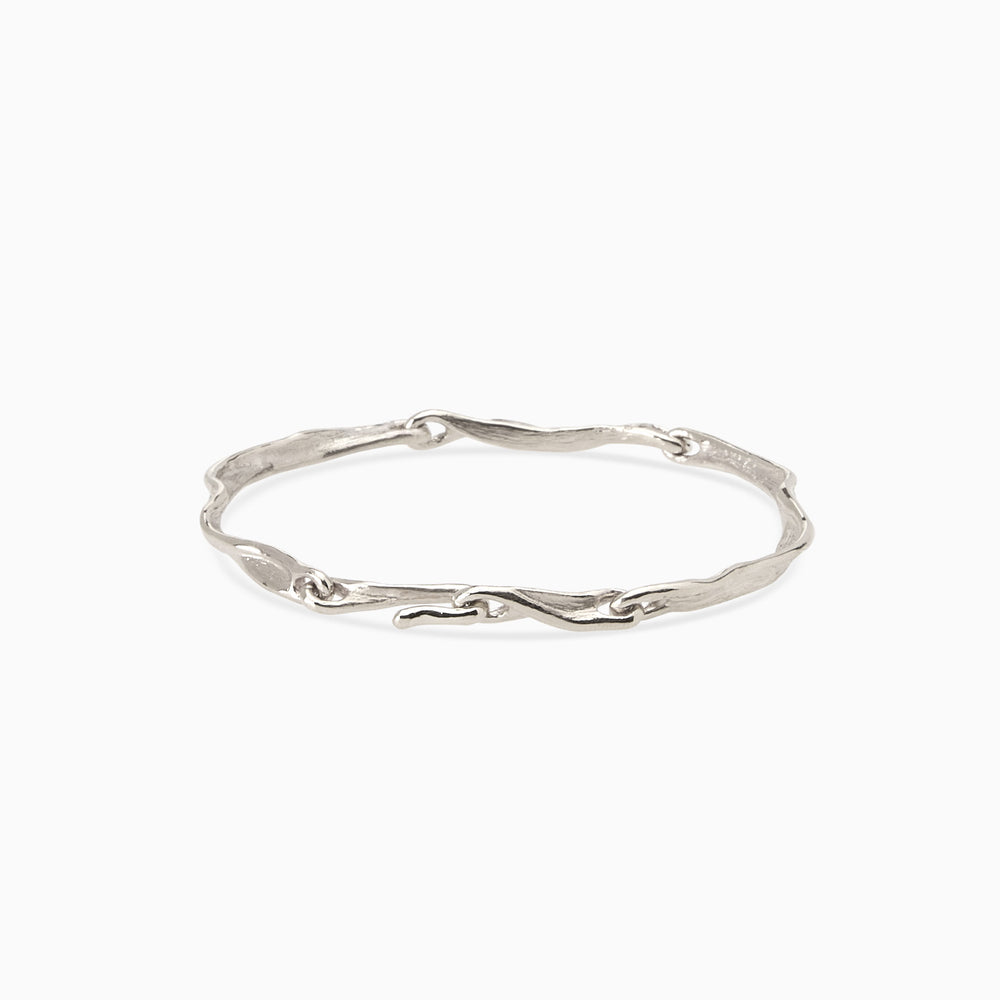 Sculpt Bracelet | Silver