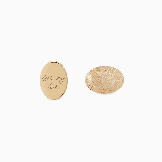 Halo Cufflinks | Yellow Gold