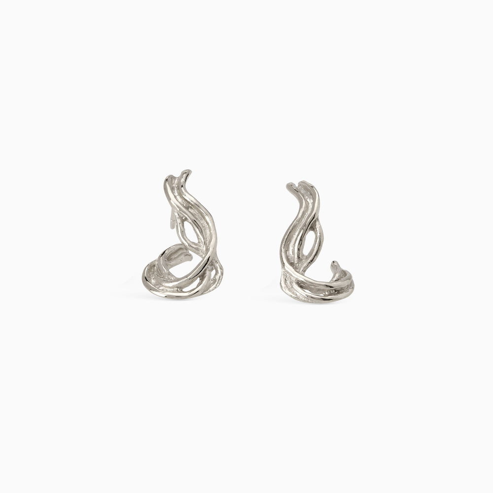 Ivy Earrings | White Gold