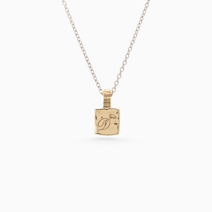 Impression™ Slate Pendant | Yellow Gold