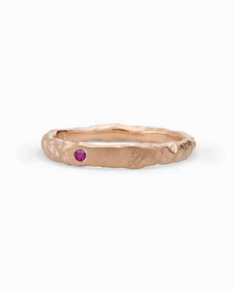 Custom Kindred Ring (Stones & Engraving) | Rose Gold