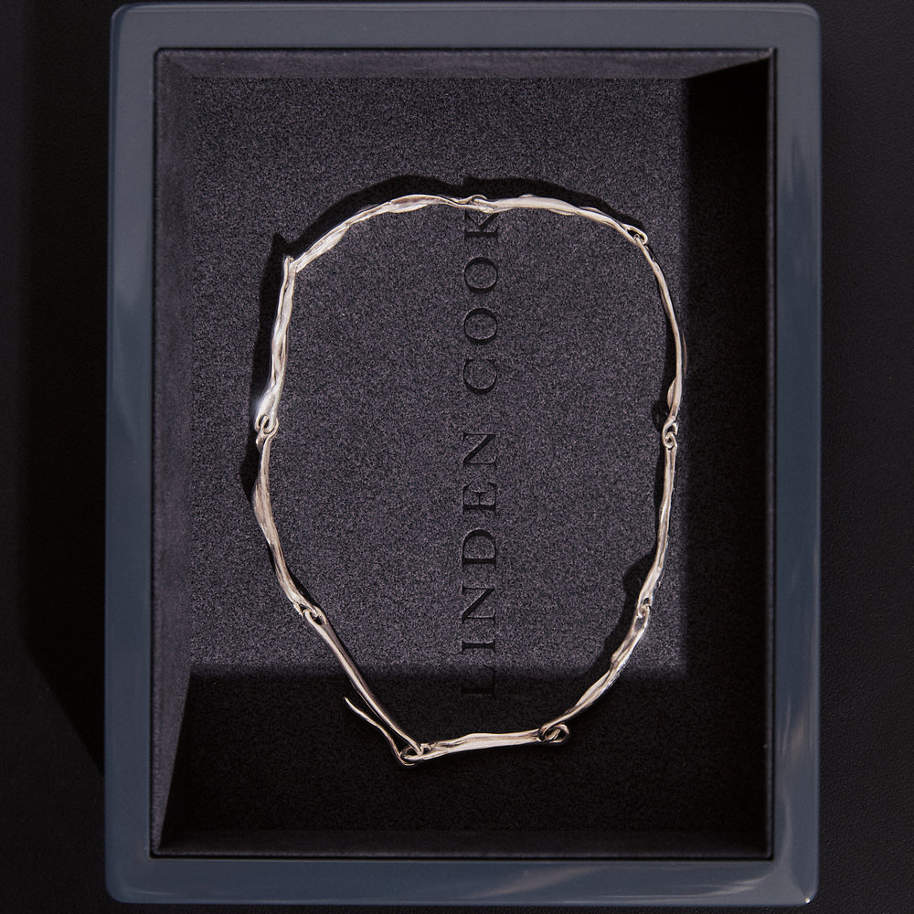 Sculpt Necklace | Silver