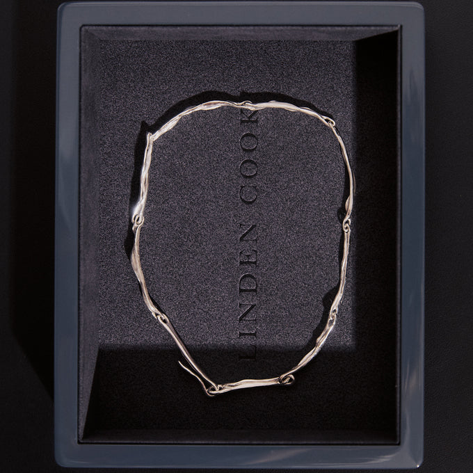 Sculpt Necklace | Silver