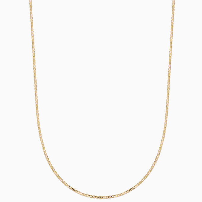 Anchor Chain Necklace | Solid Gold