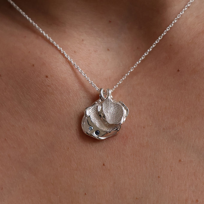 Impression™ Wave Pendant | Silver
