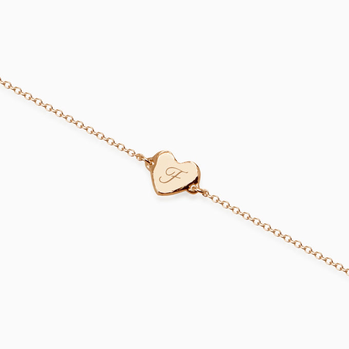 Impression™ Heart Bracelet | Rose Gold