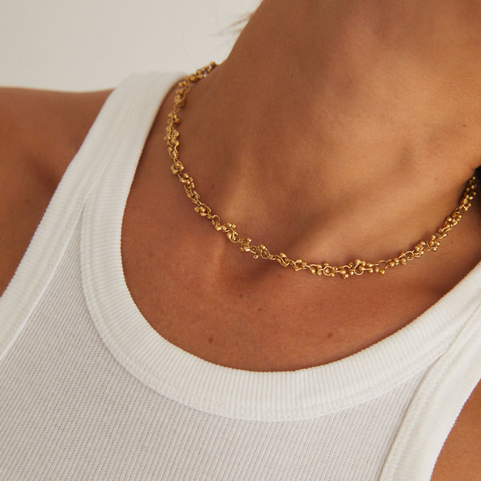 Cherrie Necklace | Gold