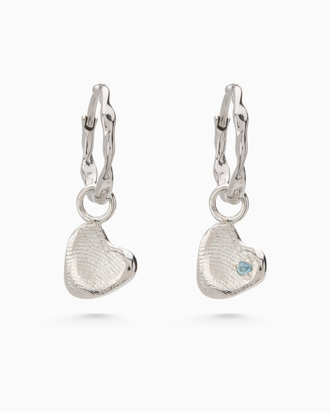 Impression™ Heart Earring Charm | Silver